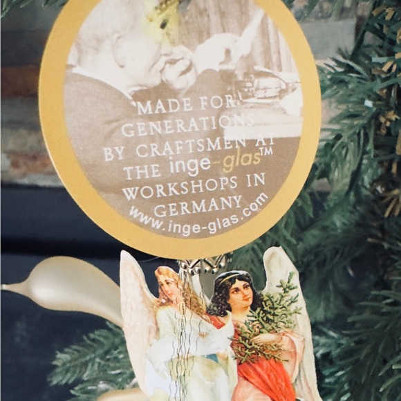 NEW Inge Glas Limited Edition Victorian Swan- German Glass Christmas Ornament - Picture 12 of 15